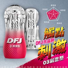 ◤VIVI◥DFJ水晶杯 全包裹式吸吮立體通道自慰杯-刺激型