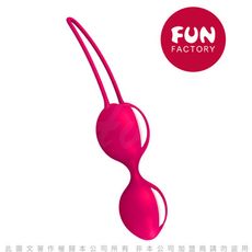 德國FUN FACTORY DUO 女性縮因凱格爾聰明球 雙球 桃紅 情趣用品