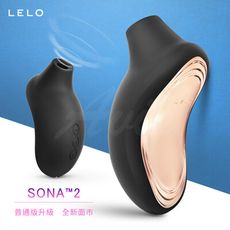 ◤ViVi◥原廠 LELO SONA 2 索娜二代聲波吮吸式震動棒按摩器 黑色