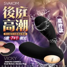 SVAKOM Vick 維琪雙震刺激後庭 黑 遙控版