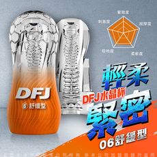 ◤VIVI◥DFJ水晶杯 全包裹式吸吮立體通道自慰杯-舒緩型