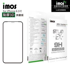 子奇 IMOS iPhone 11 XR 共用版 神極3D款 點膠3D康寧2.5D滿版玻璃保護貼
