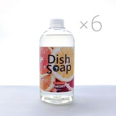 【THEORY清潔理論】葡萄柚噴沫式洗碗精補充瓶(6入)(不含噴槍)
