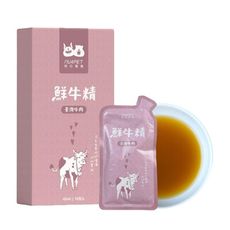 2盒組 nu4PET 陪心寵糧 鮮牛精 45ml x10入組/盒 低熱量 膠原蛋白 寵物雞精