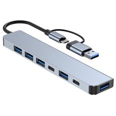 HUB-07 Type-C+USB3.0+USB2.0 七孔集線器