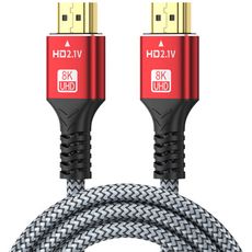 HDMI-L2 8K/60Hz UHD高畫質動態HDR雙頭HDMI 2.1版影像傳輸轉接線 2m