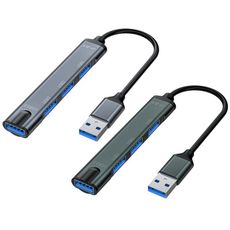 HUB-11 USB-A接頭4孔USB集線器/充電器(USB-A轉USB3.0/HUB分線器/四合一