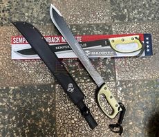 United 美國聯合刀廠 USMC 叢林砍刀 剁開山刀/背齒 開山刀 番刀 叢林砍刀 砍刀 登山刀