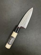 「工具家達人」日本製 10.5cm 美貴久 出刃 魚刀 安來鋼 白二鋼 小魚刀 雞肉刀 日式料理