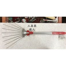 「工具家達人」日本製 MONT BLANC 3Q短柄白鋼鐵掃把 超輕量 短柄 拔草 除草 鋤草 專家