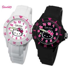 hello kitty 酷甜黑白運動手錶/2款任選