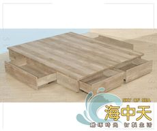 {{海中天休閒傢俱廣場}}L-07摩登時尚房間系列B317-4 路德5尺置物床底