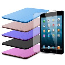 【LS06輕薄蠶絲款】9.7吋iPad平板保護皮套(加鋼化玻璃螢幕保護貼)