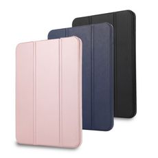 【LA114平滑三折款】iPad Air 11吋 2024 平板保護皮套(休眠喚醒功能 內置筆槽)