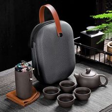 ★店家推薦★【經典傳藝9】紫砂功夫旅行茶具(一壼4杯1茶罐)