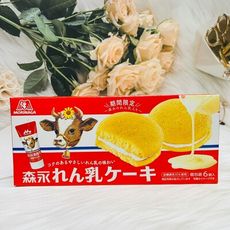 ☆潼漾小舖☆ 期間限定～日本 Morinaga 森永 煉乳風味夾心蛋糕 煉乳蛋糕 6個入