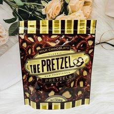 ☆潼漾小舖☆ 美國 THE PRETZEL 牛奶巧克力蝴蝶脆餅 102g 蝴蝶餅 牛奶可可風味