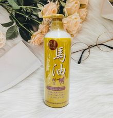 ☆潼漾小舖☆ 日本 Loshi 金裝 馬油保濕乳液 485ml