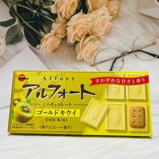 ☆潼漾小舖☆ 日本 Bourbon 北日本 Alfort 帆船巧克力餅乾 黃金奇異果風味 55g