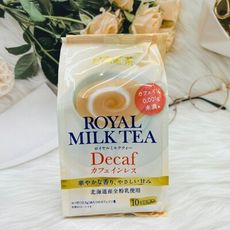 ☆潼漾小舖☆ 日本 日東紅茶 皇家沖泡奶茶 低咖啡因 10本入 使用北海道全粉乳