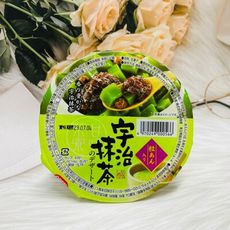 ☆潼漾小舖☆ 日本 岡崎物產 抹茶黑蜜寒天 280g 寒天果凍 含醬及配料 即食寒天