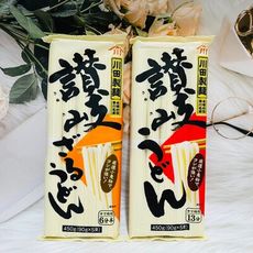 ☆潼漾小舖☆ 日本 四國香川名產 川田製麵 讚岐烏龍麵 450g （寬烏龍 煮6分/烏龍 煮13分）