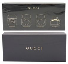 ☆潼漾小舖☆ 送禮好選擇！GUCCI 4入小香禮盒(罪愛*1/竹棻*2/花之舞*1)