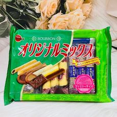 ☆潼漾小舖☆日本 BOURBON 北日本綜合風味餅乾～奶油風味捲/巧克力餅乾/咖啡風味餅乾