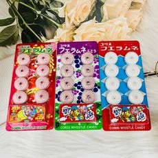 ☆潼漾小舖☆ 日本 Coris 口笛糖 嗶嗶糖 BB糖 22g(附玩具) 草莓/葡萄/原味