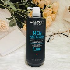 ☆潼漾小舖☆ GOLD WELL 歌薇 MEN  男仕 全能髮浴 頭髮、身體清潔 雙效 1000ml