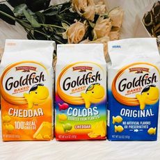 ☆潼漾小舖☆ Pepperidge Farm 琣伯莉Goldfish 小金魚香脆餅187g 三款供選