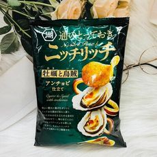 ☆潼漾小舖☆ 日本 湖池屋 牡蠣墨魚風味洋芋片 75g 海鮮洋芋片