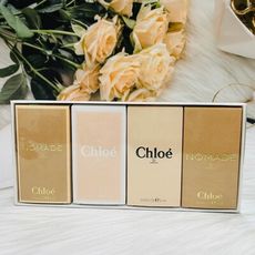 ☆潼漾小舖☆ CHLOE 四入小香禮盒 (芳心之旅5ml*2 /白玫瑰5ml*1 /同名5ml*1)