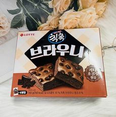 ☆潼漾小舖☆韓國 Lotte 樂天 布朗尼蛋糕 160g 巧克力蛋糕 布朗尼