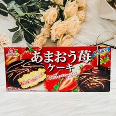 ☆潼漾小舖☆ 期間限定～日本 Morinaga 森永 草莓可可夾心蛋糕 草莓蛋糕 6個入