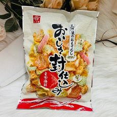 ☆潼漾小舖☆ 日本 三河屋 蝦風味海鮮仙貝 綜合海鮮餅 三河屋嚴選 兩種包裝混出 隨機出貨