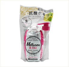 ☆潼漾小舖☆ MELLSAVON 沐浴露 340ml (粉-濃密茉莉玫瑰)