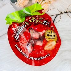 ☆潼漾小舖☆ 日本 北海道 草莓 草莓巧克力 半切草莓 北海道草莓巧克力 65g