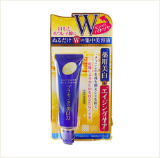 ☆潼漾小舖☆ Meishoku 明色 潤澤皙白W撫平皺紋眼霜30g