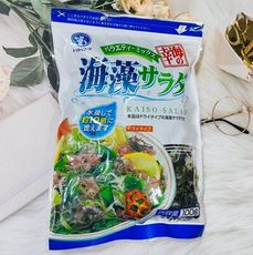 ☆潼漾小舖☆ 日本 海之幸 乾燥海藻沙拉 100g 裙帶菜 昆布 海苔 海藻 泡水可以漲10倍