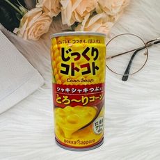 ☆潼漾小舖☆ 日本 POKKA 波卡 奶油風味玉米濃湯罐 含玉米顆粒 190g 日本玉米濃湯