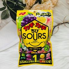 ☆潼漾小舖☆ 日本 Nobel 諾貝爾 SOURS 綜合水果軟糖 80g 青蘋果/葡萄/檸檬/白桃