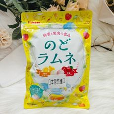 ☆潼漾小舖☆ 日本 KABAYA 卡巴 蜂蜜風味汽水糖 58g 蜂蜜檸檬/蜂蜜蘋果 萊姆糖