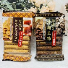 ☆潼漾小舖☆ 日本 大幸製果 厚燒捲餅 105g 黑糖風味/焦糖風味 兩款供選