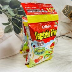 ☆潼漾小舖☆ Calbee 加樂比 四連餅乾 田園番茄味 蔬菜薯條 40g