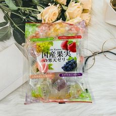 ☆潼漾小舖☆ 日本 金城製果 綜合寒天軟糖 水果軟糖 150g 水晶軟糖 麝香葡萄/巨峰葡萄/蘋果/