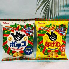 ☆潼漾小舖☆《聖誕節限定》日本 Tohato 東鳩 手指圈圈餅 鹽味/馬鈴薯奶油風味 兩種供選