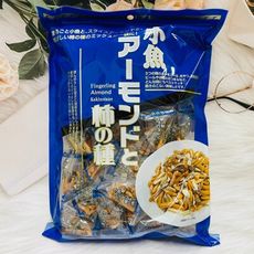 ☆潼漾小舖☆ 日本 藍鑽 柿種杏仁小魚乾 125g 小魚柿種 三角包