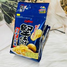 ☆潼漾小舖☆ 日本 Calbee 卡樂比 四連洋芋片 鹽味 60g 四連餅乾