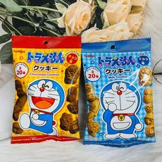 ☆潼漾小舖☆ 日本 hokka 北陸 多啦a夢造型餅乾 60g 可可風味/牛奶風味